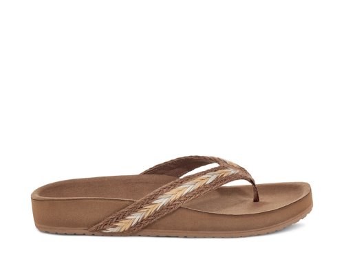 Sandale Sanuk She Loungy Hemp Femme - Marron ARVPGU068